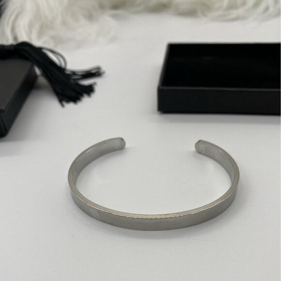 Graduation Bracelet 2019 Quote Engraved Cuff Keep Going Silver Plated Adjustable - Picture 7 of 8